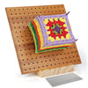 Coopay Crochet Blocking Board, Wooden Crochet Blocking Board and 20 Pins, Blocking Boards, Knitting and Crochet Projects, Knitting Blocking Board for