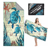 Bafiwu Microfibre Beach Towel, 71"x32" Oversized Extra Large Beach Towel for Adult, Quick Dry Sand Free Travel Pool Towel for Camping Swimming Sports