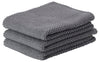 Zone Denmark Cotton Cleaning Cloths, Set of 3, Cool Grey