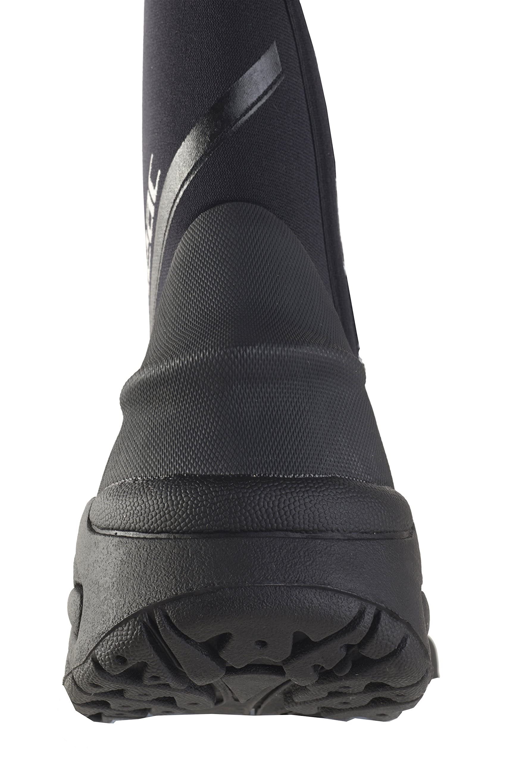 SEAC Unisex Pro HD 6 mm Neoprene Wetsuit Boots with Side Zipper Small, Black, S UK