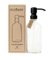 Black Matt Soap Dispenser, Vintage Clear Style Glass Jar, Stainless Steel, 500ml, Housewarming Gift Box