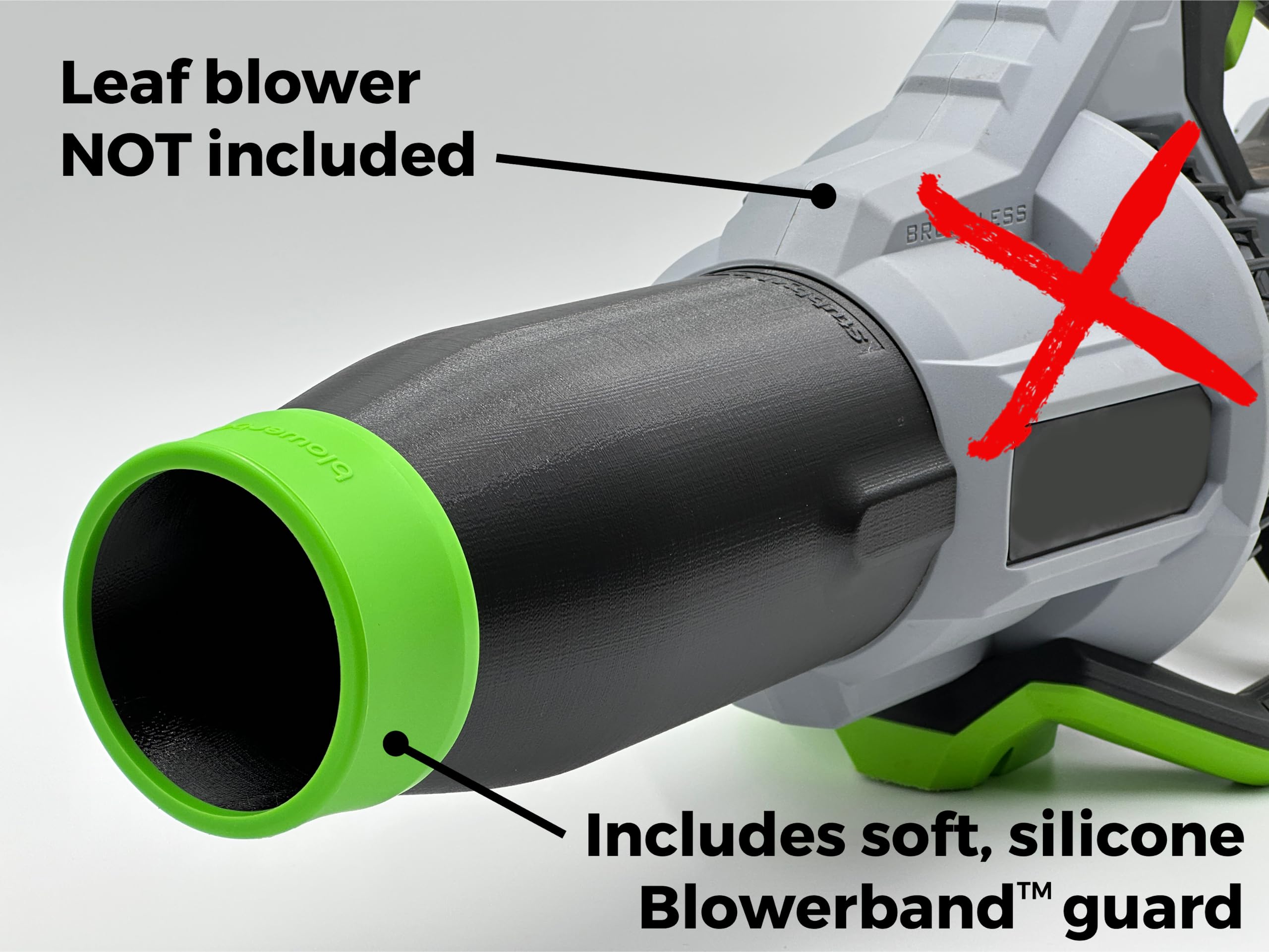 Stubby Nozzle Co. Stubby Car Drying Nozzle for EGO Leaf Blowers (530, 575, 580, 615, 650, & 765 Models)