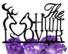LOVENJOY The Hunt is Over Wedding Cake Toppers Black Frosted Acrylic Buck and Doe Deer Wedding Cake Decoration, Gift Boxed
