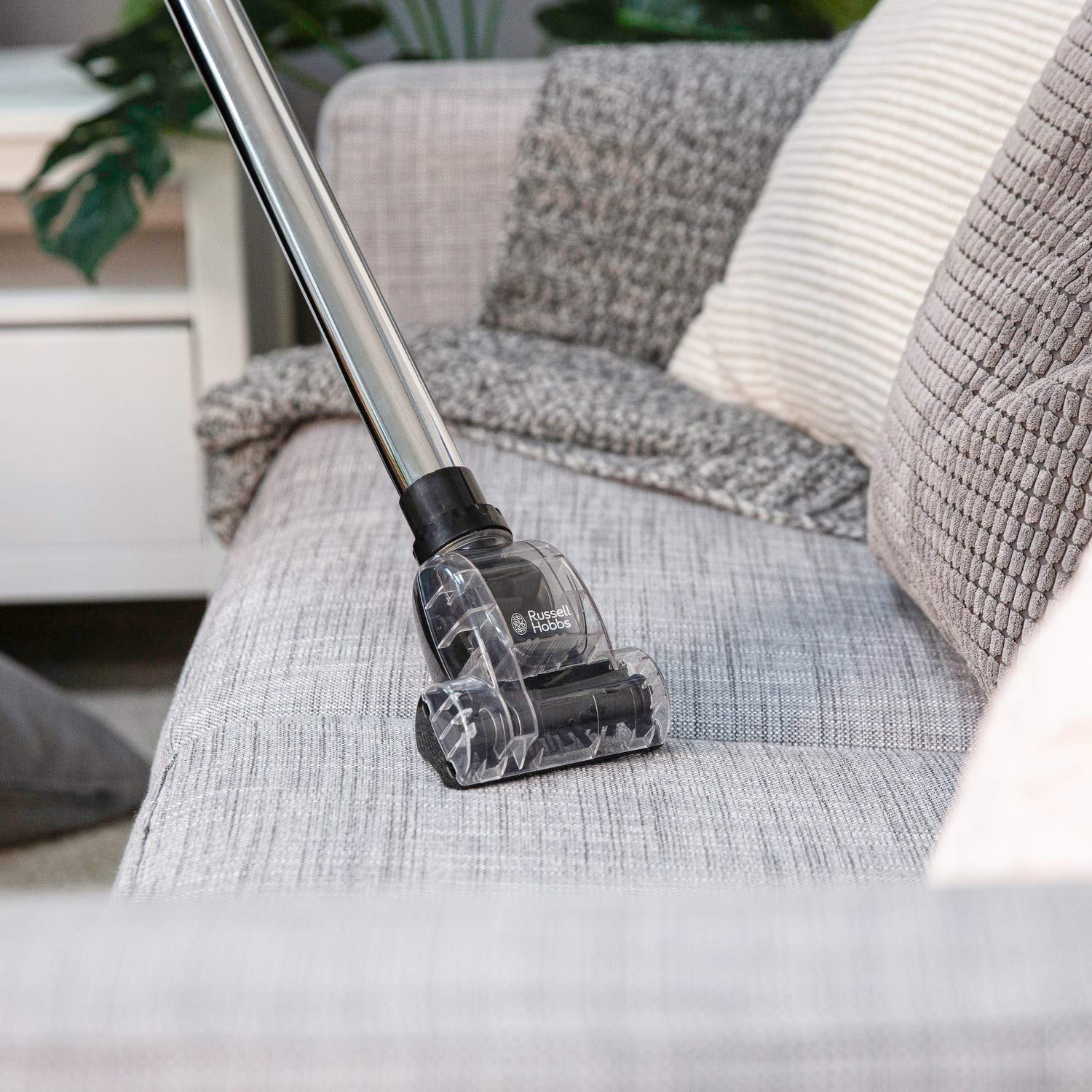 Russell Hobbs Cylinder Vacuum Cleaner ATLAS2 PET 2.5 Litre Grey & Purple with 3 in 1 Multi-Tool, Triple Dust Lock 700W High Efficiency Motor, PET