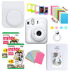 Clikoze Instant Camera Bundle with Fujifilm Mini 12 Clay White Camera, Fujifilm 40 Shot Mini Film, Clikoze Mini 12 Case, Mini Album Book, Film
