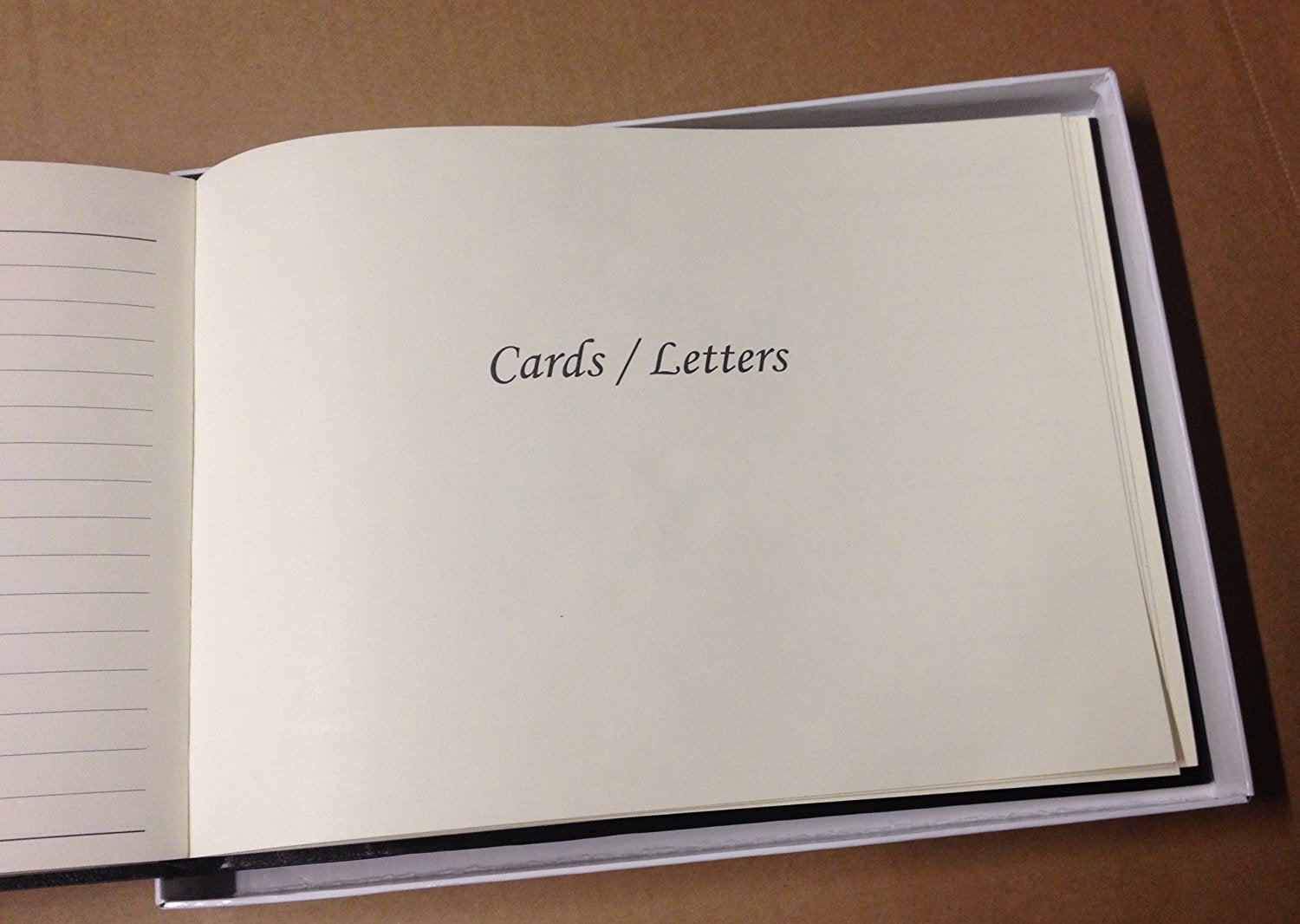 Tallon Condolence Book with Keepsake Box