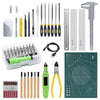 Coptiner 109PCS Gundam Model Tools Kit, Craft Set Model, Hobby Basic Tools for Gundam Model Building , Repairing and Fixing, Arts and crafts with a