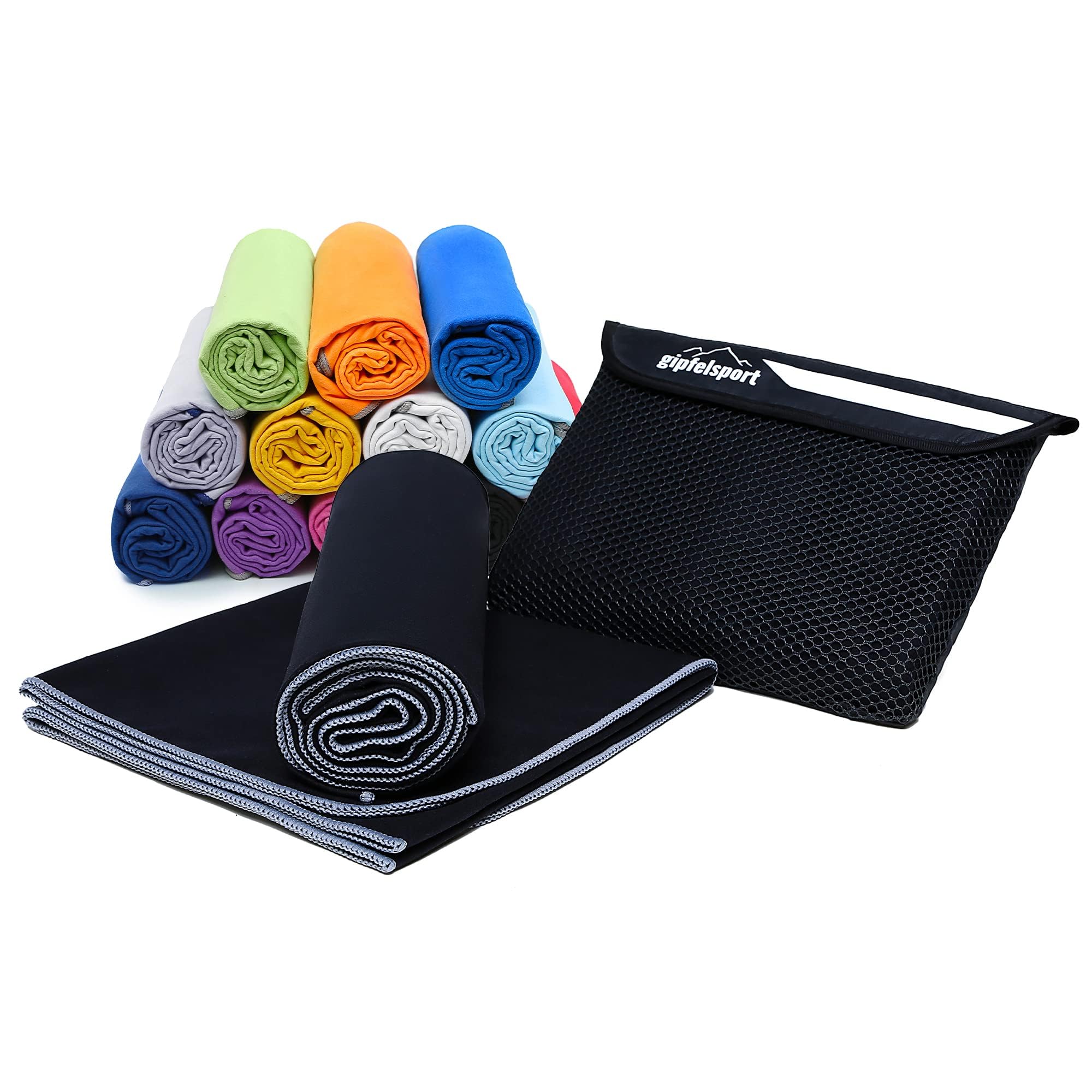 gipfelsport Microfibre Towel 1x M(110x50cm) Anthracite