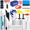 DIYSELF Window Tint Kit, Vinyl Wrap Tool Kit for Cars, 45 Pcs Vehicle Glass Protective Film Wrapping Set with Spray Bottle, Squeegee, Scrapers, Razor