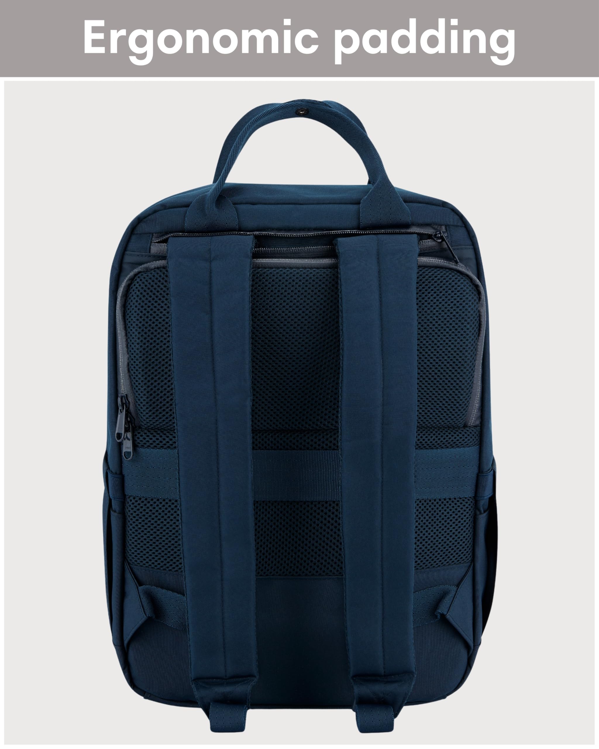 LARKSON Bike Pannier Bag for Bicycles Blue - No 6 Bike - 2 in 1 Cycling Backpack & Rear Rack Bag - Cycle Rucksack - Water-Repellent