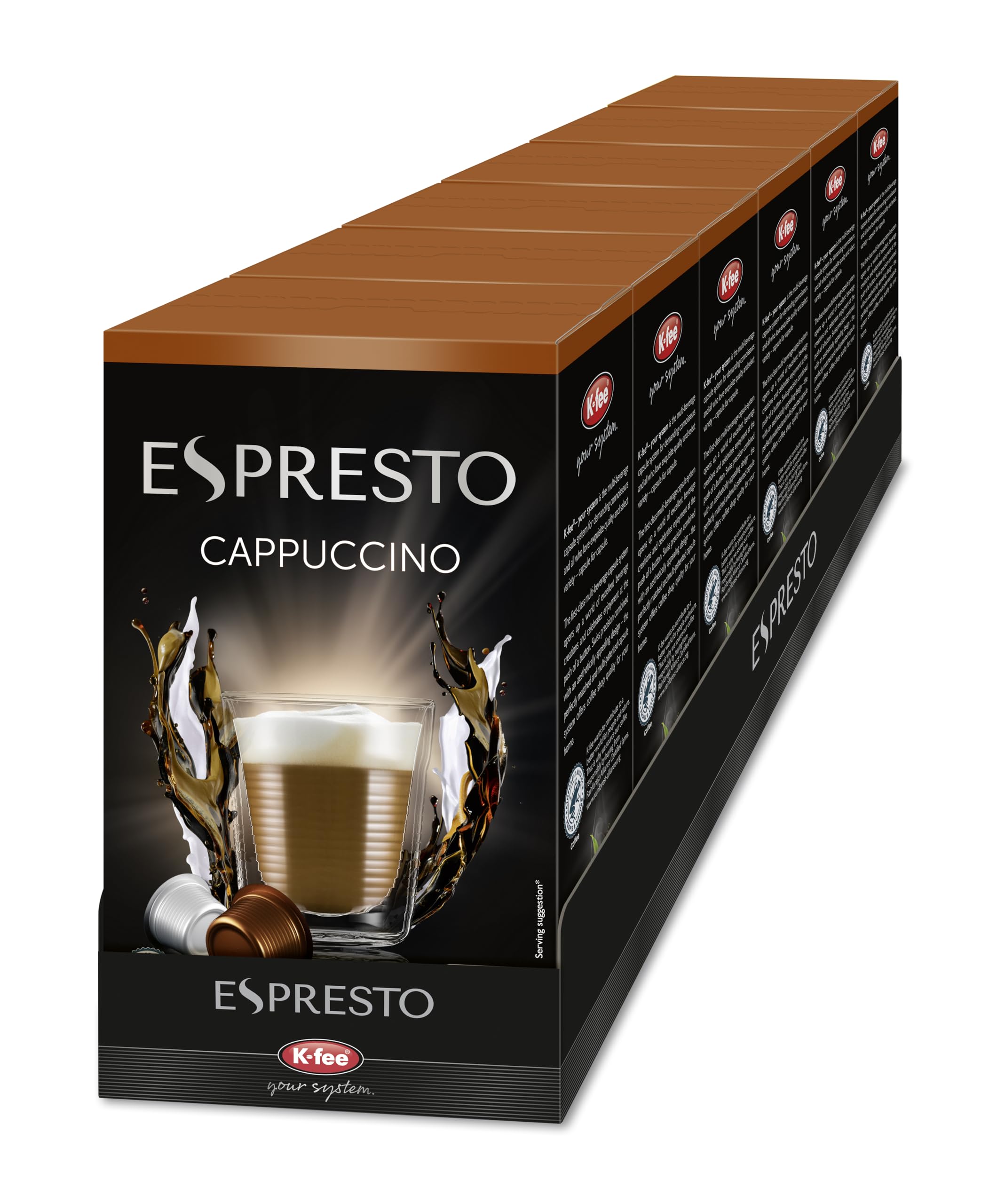 Espresto Cappuccino Pack of 6 x 142 g)