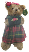 Collectible Christmas Teddy Bear (27cm x 12cm x 12cm) by The Bearington Collection (Carli)