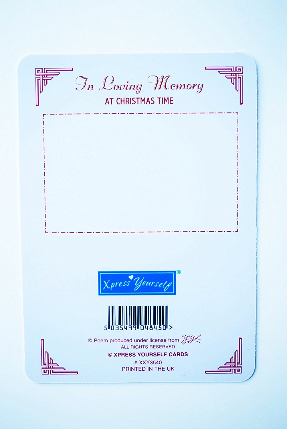 You're Dearly Loved and Dearly Missed Grave Card Decoration Memorial Remembrance