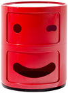 Kartell 492610 Componibili Smile Unit, Red, 40 x 40 x 32 cm