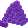 Tatuo 16 Pcs Drying Microfibre Hair Towels 34 x 70 cm Quick Dry Absorbent Hand Towels for Bathroom Soft Hairdressing Cloths for Face Bath Gym Hotel