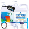 CRAFT RESIN 4L Crystal Clear Epoxy Resin Kit - Food Safe & UV Resistant for DIY Art, Wood, Jewellery Making, Coasters, Mould Casting Resin Epoxy - Low