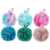 6-Pack Loofah Bath Sponge Shower: 75g Large Shower Puff for Daily Family Bath, Soft Mesh Sponges Bath Body Exfoliating Gentle Cleansing for Skin,