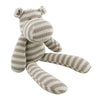 Bambino Cotton Knitted Stripe - Hippo Soft Toy