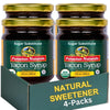 Organic Yacon Syrup 1 kilogram (2.2 pounds) Four Sealed Glass Jars of 250 grams each (8.8 ounces) from Peruvian Naturals