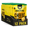 Serious Pig Snacking Cheese Rosemary Flavour - Pure Cheese Crisps High Protein Low Carb (12 x 24g)