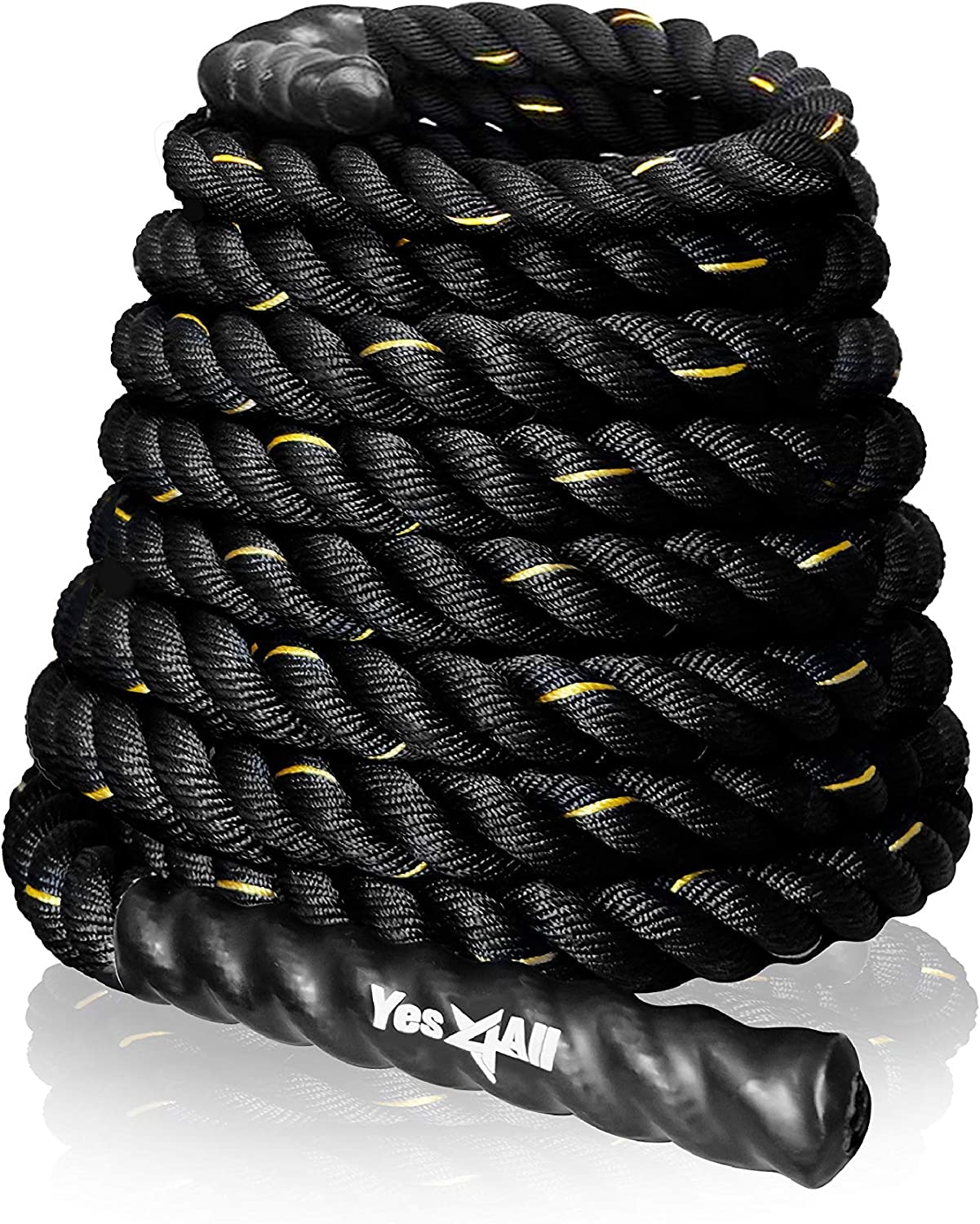 Yes4All Unisex Yes4All Unisex s WE3N Battle Poly Dacron Workout 1 5 inch 30 ft Length Exercise Rope 5in 30ft, A. 3.8 cm - 9.1 m, A. m UK, Without