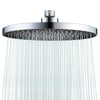 Rainfall Shower Head Fixed Showerhead 8.8-Inch Round Bathroom Rainhead Overhead Waterfall Shower Head with Adjustable Swivel Ball Joint | G1/2"