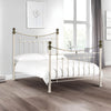 Julian Bowen Victoria Bed, Stone White, Double