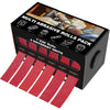 Emery Cloth Roll Set 6 Grits, 80/120/240/320/400/600 Grit Sandpaper Roll, 1" x 20 Ft Emery Paper, Abrasive Sanding Paper Roll, 6 Rolls of Wet and Dry