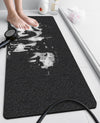 Loofah Mats for Shower, Non Slip Soft Textured Bath, 40x80CM Bathtub Mat with Drain, Phthalate Free, Quick Drying, Soft Comfort Bathroom Mats for Wet