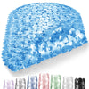 DOPROP Classic Pebble Non-Slip Bath Mat for Bathtub,Shower & Bathroom, PVC Anti-Slip Mat with Drain Holes & Strong Suction Cups,Safe for Toilet and