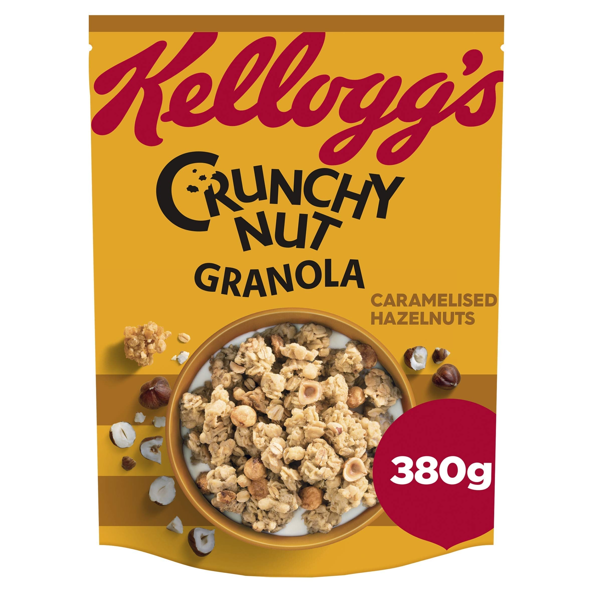 Crunchy Nut Caramelised Nuts Granola 380 g, Pack of 6