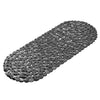Navaris Non Slip Bath Mat - Large Anti Slip Pebble Shower and Bathtub Mat - Nonslip PVC Bathmat with Suction Cups - Black - 99 x 39 cm
