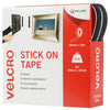VELCRO Brand, Stick On Tape Cut-to-Length, Strong Hook & Loop Self Adhesive Sticky Tape, Perfect for Room D?cor & Home, Office, Garage Use, Black,