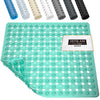 HITSLAM Shower Mat Non Slip Anti Mould, Bath Mat Anti Slip With Suction Cups and Drain Holes, Square Shower Mat for Inside Shower 53 x 53cm, Machine