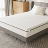 WOWTTRELAX Memory Foam Mattress Topper Small Double Bed, 3 IN Dual-Layer Extra Thick, Flexible Ventilated Design With Washable & Removable Knitting