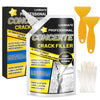 Concrete Crack Filler, 700g High Elasticity Self Leveling Cement Crack Filler, Slab Concrete Waterproof Repair Sealant for Driveway, Walkway, Patio,