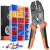 Insulated Crimping Tools, Preciva 0.5-1.5/1.5-2.5/4-6mm?(A.W.G. 20-10) Crimping Tool, with 370pcs terminals. Suits Electrical Wiring Repair, Car, Van,