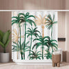 Woutay Shower Curtain Water Repellant Fabric Palm Tree,Mould Proof Resistant,Polyester,with 12 Plastic Hooks