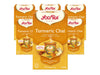 Yogi Tea, Turmeric Chai, Organic Herbal Tea, Great for Golden Milk, Blend of Turmeric, Cinnamon and Ginger, 6 Packs x 17 Tea Bags (102 Teabags Total)