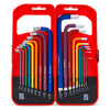 ToughHub 18 Pcs Metric and Torx Allen Key Set - Long Arm Hex Key Set 1.5-10mm and T10 - T50 Inch with Carry Case