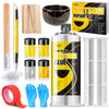Kintsugi Repair Kit - Gold ? Silver Food Safe Glue for Pottery and Porcelain Repair, Ceramic Repair Resin for Bowls, Plates, Vases, Jades, Newbie