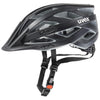 uvex i-vo cc - Lightweight All-Round Bike Helmet for Men & Women - Individual Fit - Upgradeable with an LED Light - Black Matt - 56-60 cm