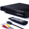 DVD Player for tv,1080P HD DVD Player for home All Region Free Compact Mini CD Player with USB 2.0 Port Remote Control HDMI&AVI Cable,Built-in