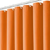 Waffle Shower Curtain - 180?200cm Orange Heavy Duty Textured Weave Shower Curtain Waterproof Mildew Mould Quick-Drying Resistant Machine Washable