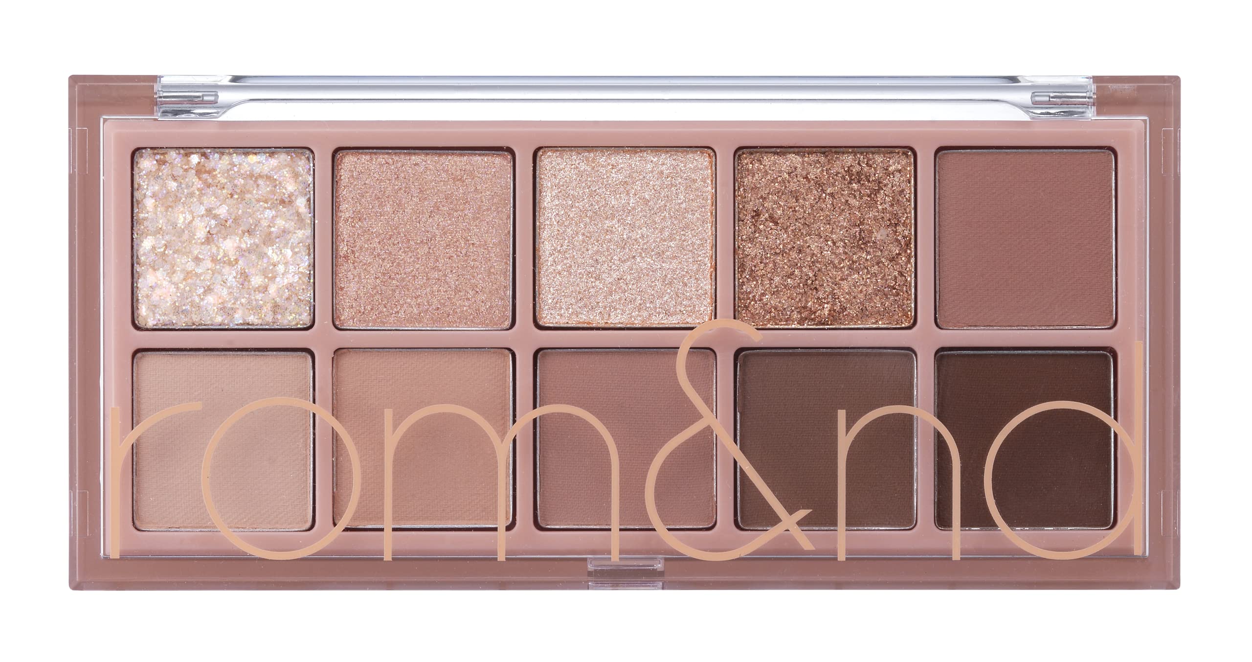 rom&nd Better Than Palette #03 ROSEBUD GARDEN?10 Blendable Shades?Long Lasting and Neutral Eyeshadow Palette?High Pigmented Smooth, Matte, Glitter,
