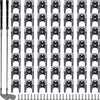 Deekin 30 Pcs Golf Club Holder Golf Club Rack Golf Storage Organizer for Garage Golf Club Hanger Golf Club Wall Mount with 60 Pcs Screws for Golf