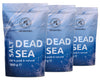 Bath Salt with Dead Sea Salt Set 3x1kg (Zipper) - 100% Pure and Natural - Dead Sea Salts 3x1000g - Body Care - Best Benefits for Good Sleep - Beauty -