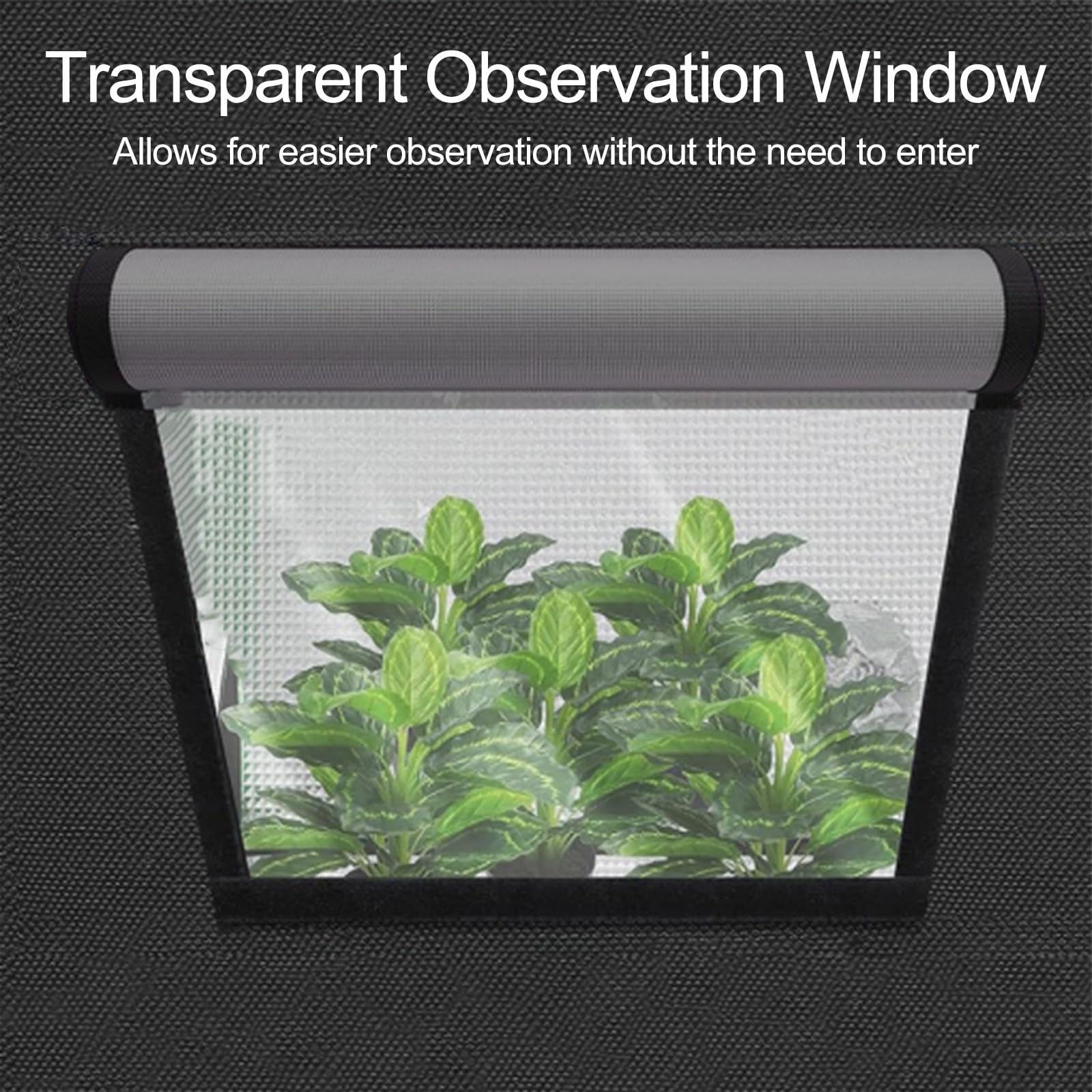 SunStream Hydroponic Grow Tent 32"x32"x64"(80x80x160cm) for Indoor Seedling Plant Growing, Water-Resistant LightProof 2.6x2.6 FT Small Mushroom Indoor