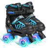 Roller Skates for Kids Adjustable Kids Roller Skates with Light Up Wheels, Fun Illuminating for Boys Girls, Suitable for Both Indoor and Outdoor Use
