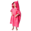 tiddlers & nippers Kids Patterned/Plain Microfibre Hooded Towel/Poncho | Lightweight, Super Absorbent Microfiber & Quick Drying | Ideal For Beach,